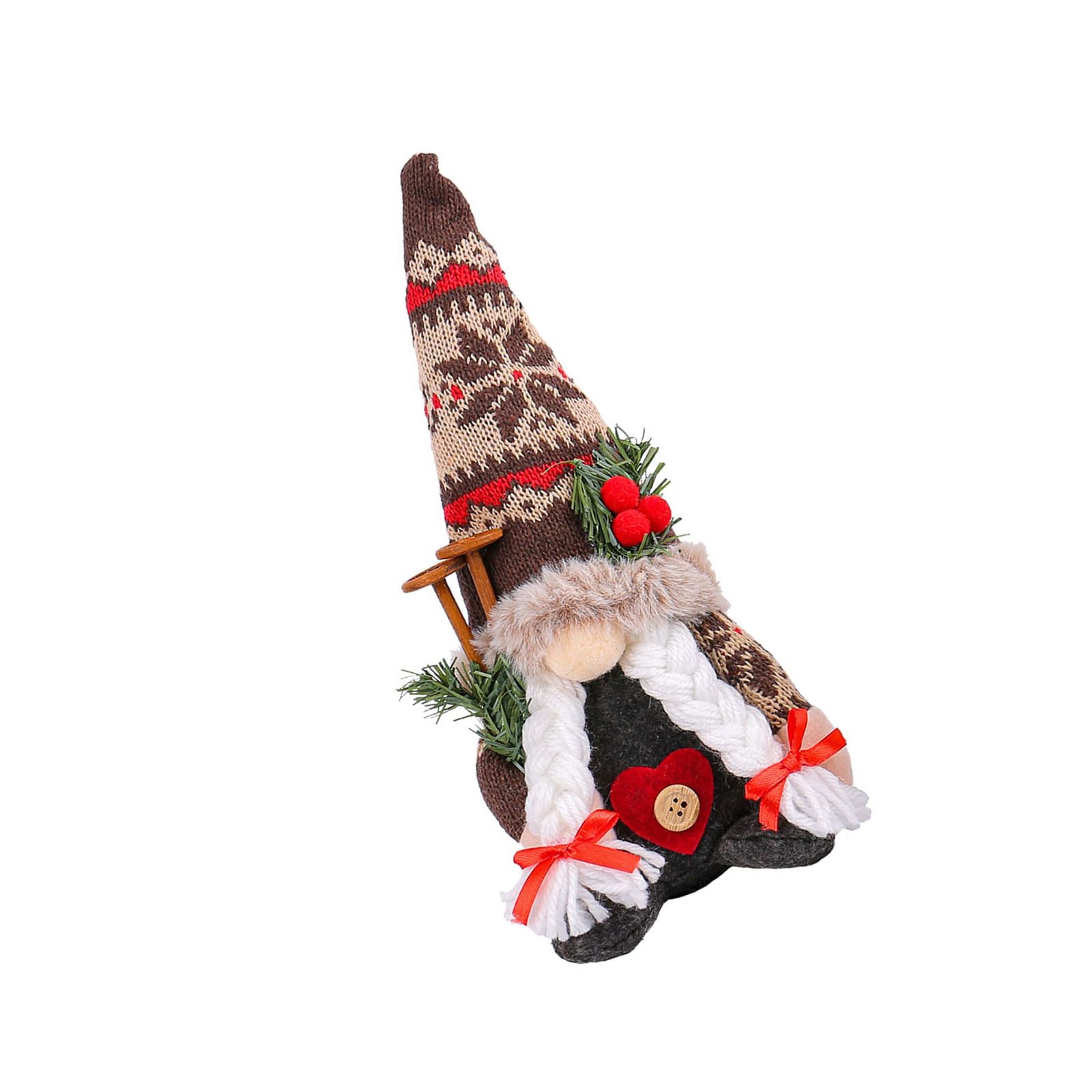 Buxuaaaa B Uxuaaaa Multipurpose Knitting Snowflakes Christmas Household Decoration With Elfs Hat Designs For Collector Festival Ornament Holiday Festival Decoration