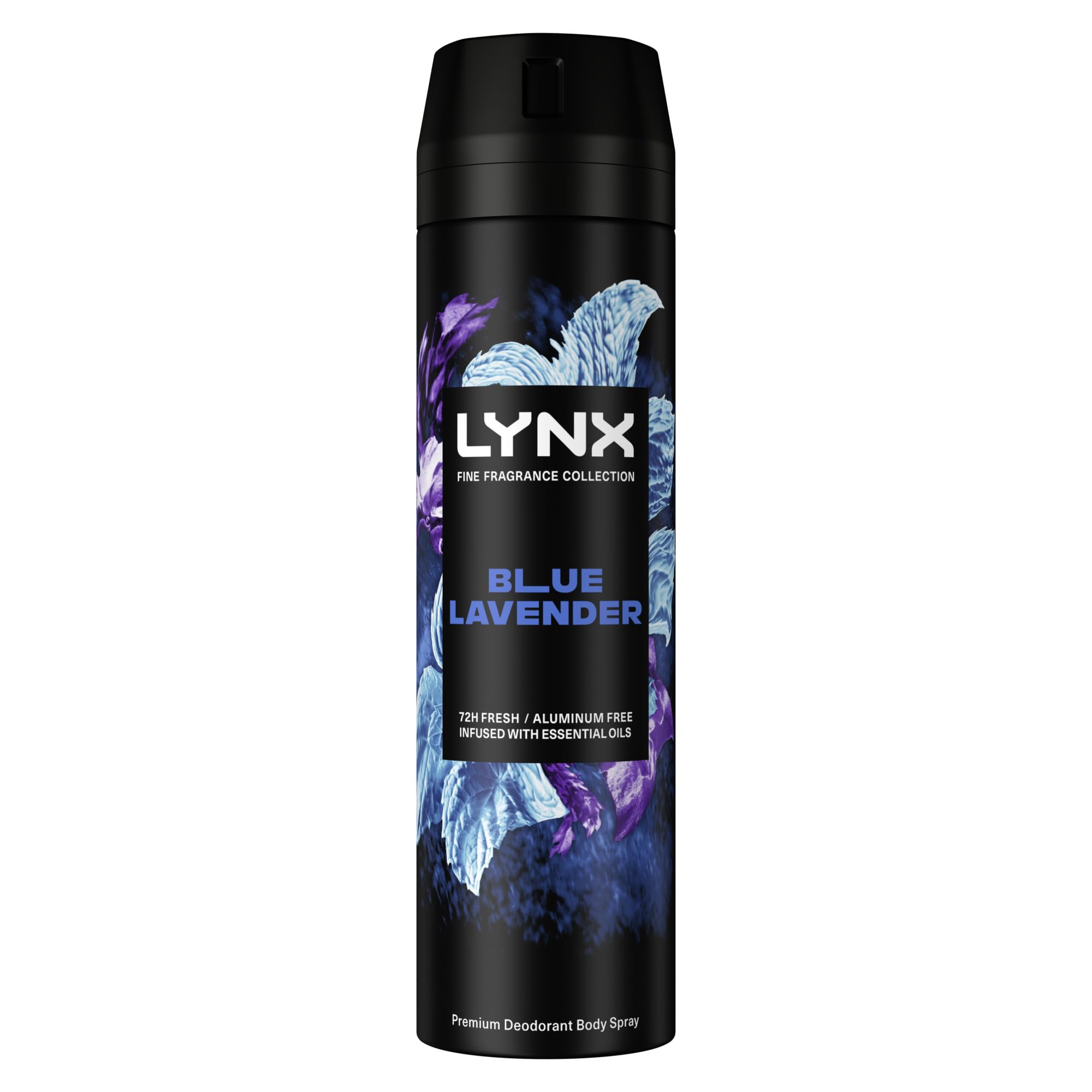 Lynx Blue Lavender 72Hr Premium Body Spray200 Ml, 200Ml