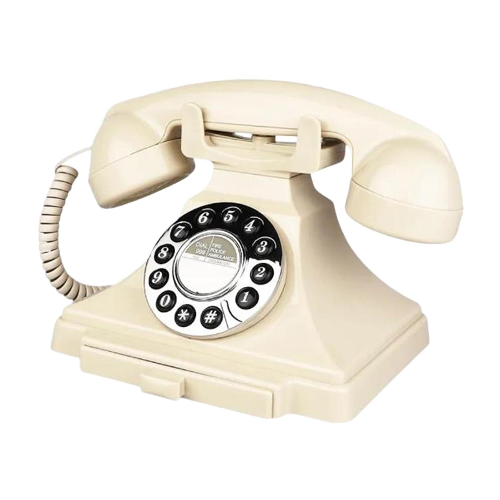 Libro degli ospiti audio creativo Registrazione telefonica Matrimoni e riunioni di famiglia Cattura messaggi al matrimonio Telefono fisso Modello, Bianco, 22.5x16.4x18 cm