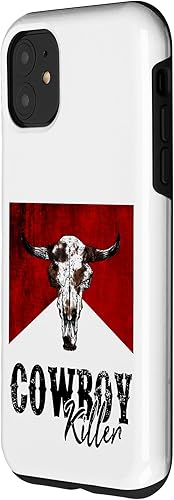 Miniatura 2 de Funda de regalo para iPhone 11 con diseño retro de vaca y vaquero