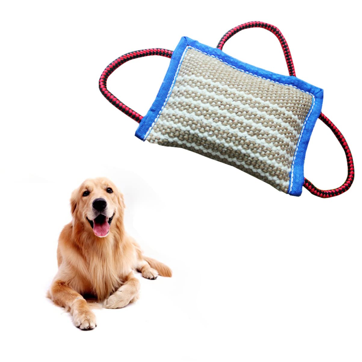 Mipcase Juguetes Interactivos para Perros Juguetes Interactivos para Yute Almohada para Mordedura De Perro Juguete De Limpieza De para Perros Juguete para Mascotas Juguetes para