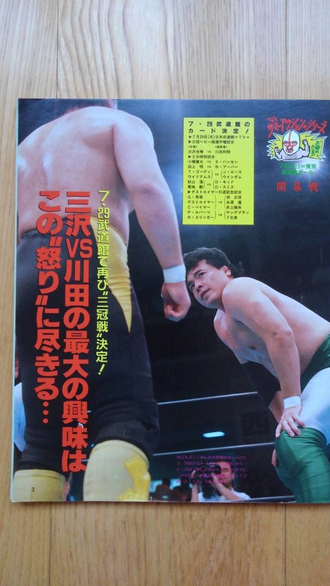 Amazon.co.jp: 週刊プロレス 1993年7月20日 No.562 アントニオ猪木