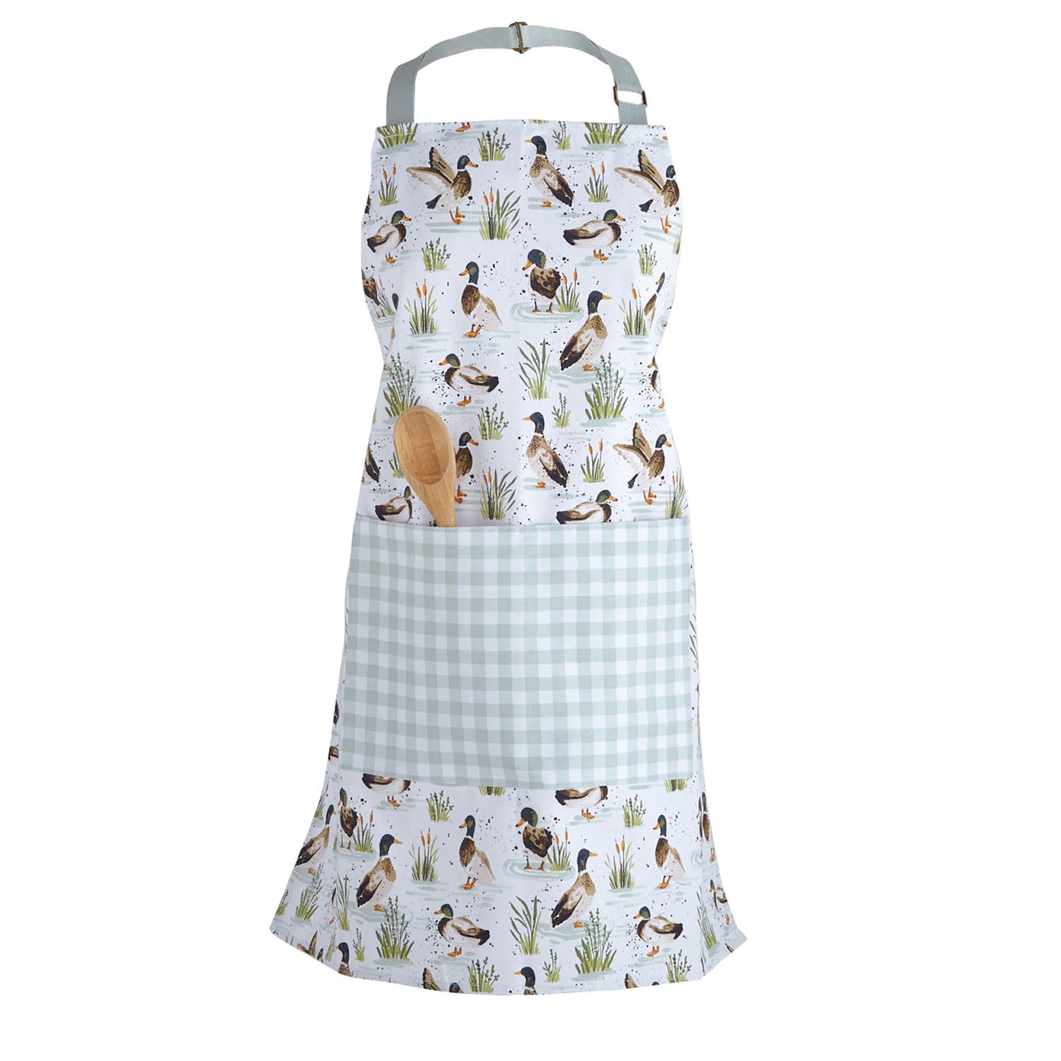 Ulster Weavers Sage - Farmhouse Ducks - Apron - Cotton - One Size In
