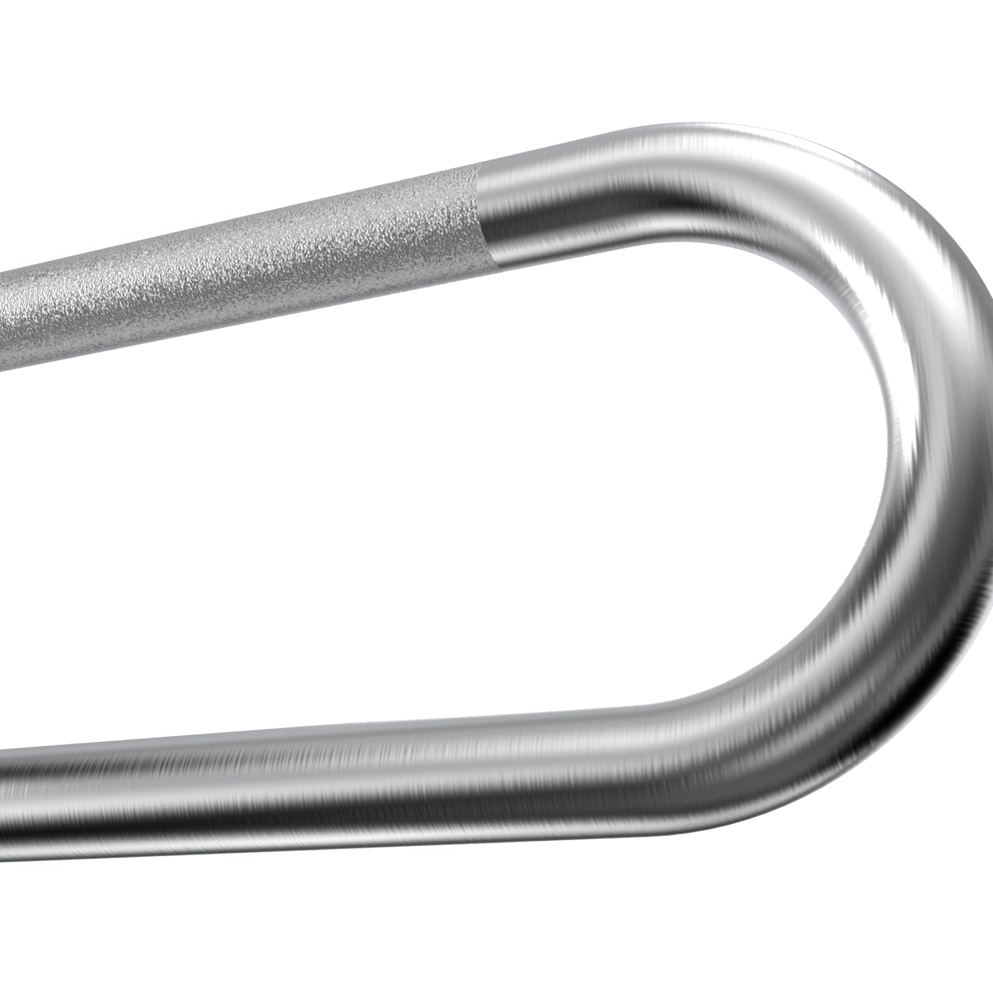 Barra de agarre abatible para baño, acero inoxidable con agarre texturizado, 76,2 cm