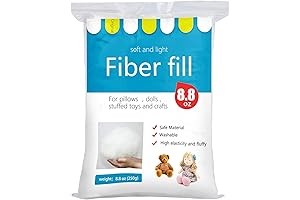 BUTUZE 5 LB Polyester Premium Fiber Fill, High Resilience for Sofa Pillows