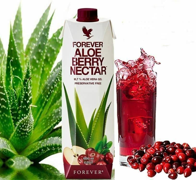 Forever Living Products Aloe Berry Nectar, 1000ml, Cranberry-Apple