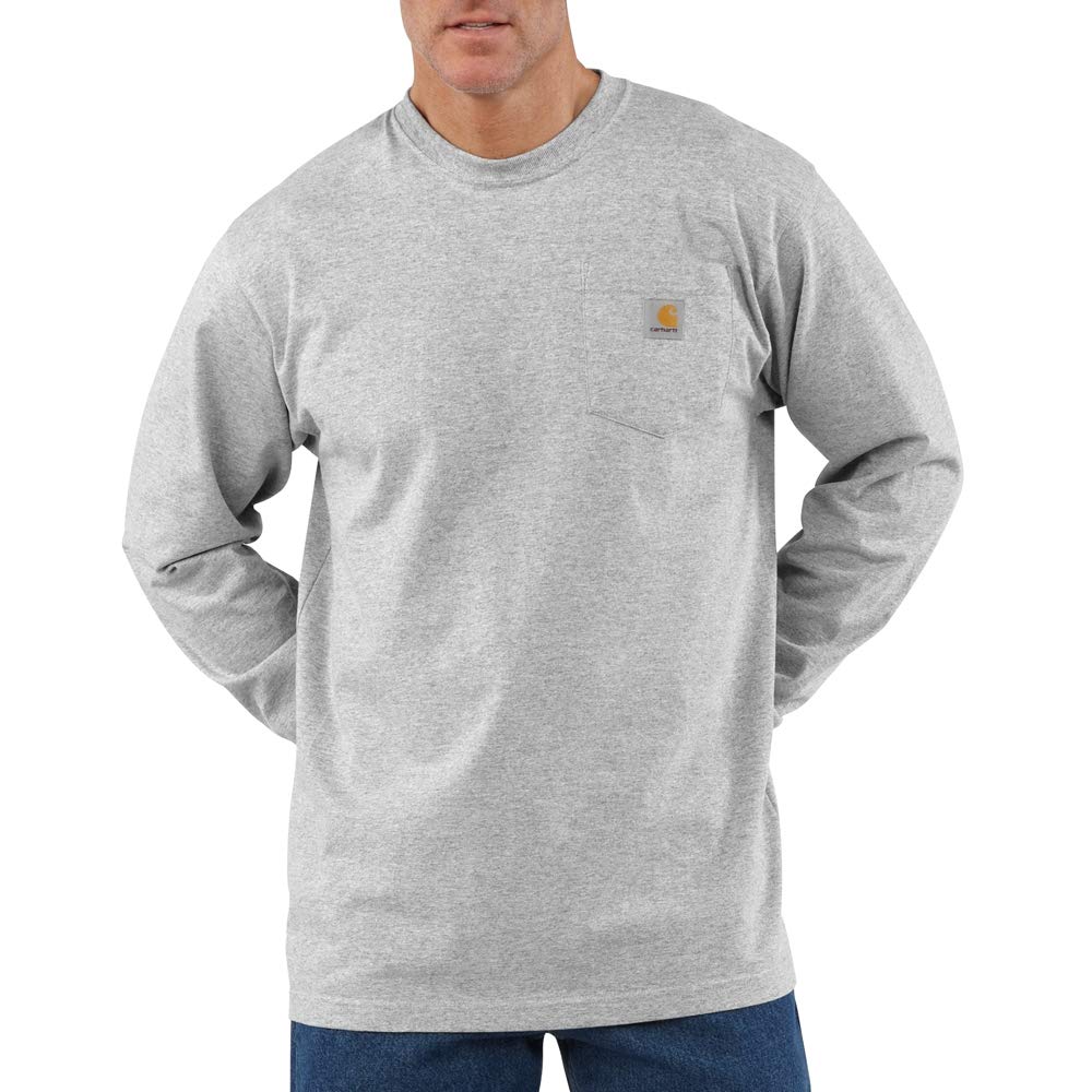 Carhartt Dearborn Loose LS Camiseta de Utilidad Profesional para Hombre (1)
