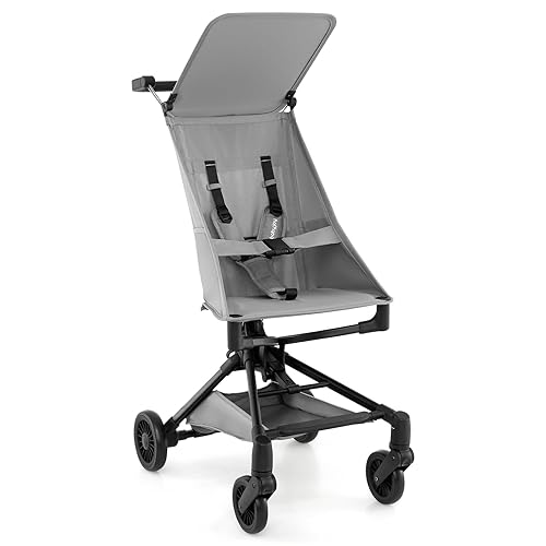 HONEY JOY Lightweight Baby Stroller, Travel for Airplane, Compact Easy One-Hand Fold with Canopy, All-Terrain Wheels, Storage Basket for Infant & Toddler