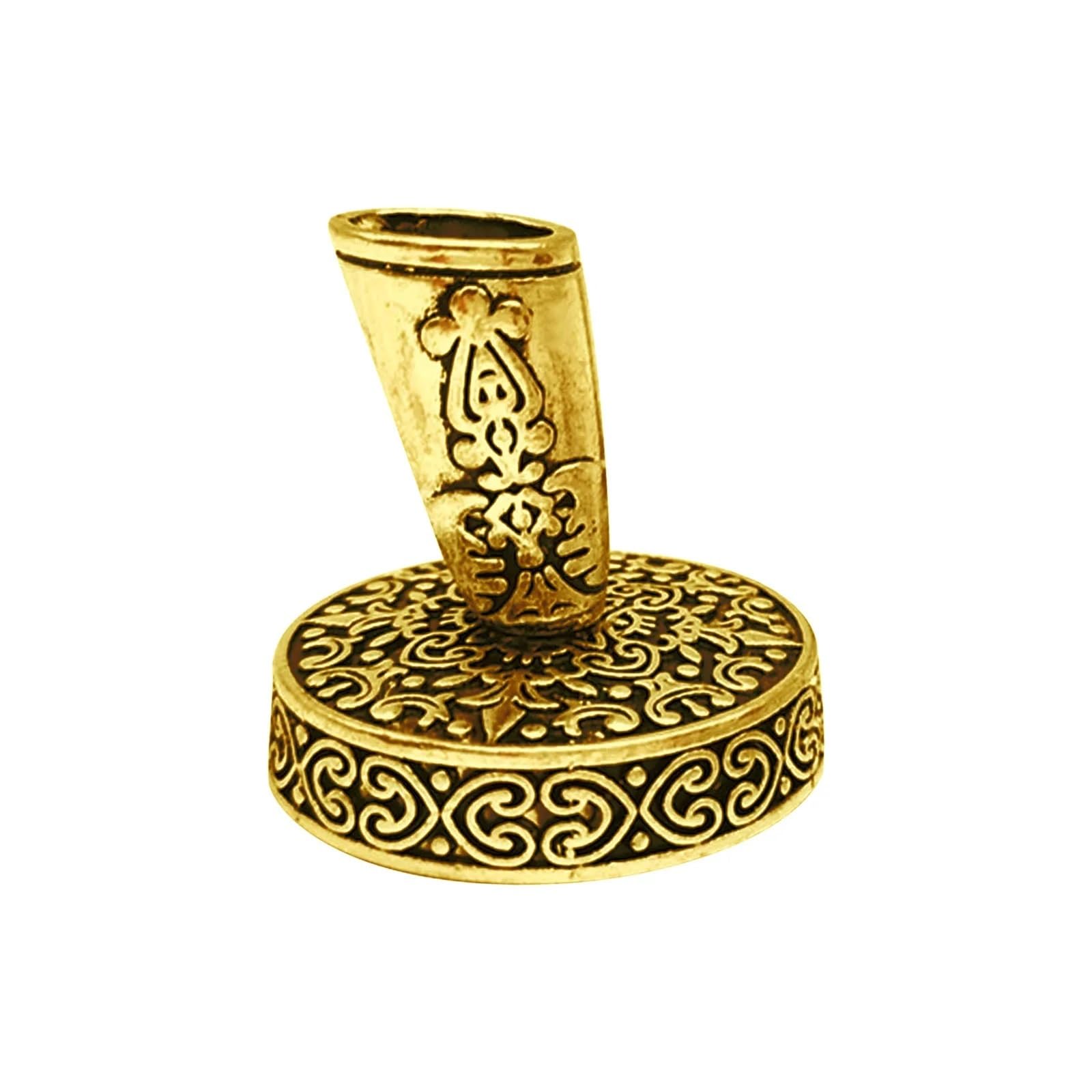 LADFRTYU Fountain Pen Holder Insertion Pen Holder Metal Round For Feather Quill Dip Pens Office Supplies Stationery 1 Piece(Color-03)