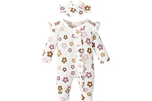 Cozy and Stylish Newborn Romper for Comfort and Convenience