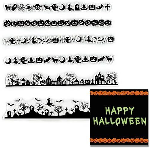 Monster - Sellos transparentes para hacer tarjetas, sellos de goma transparente con flores, sellos de palabras de elfo para decoración de tarjetas