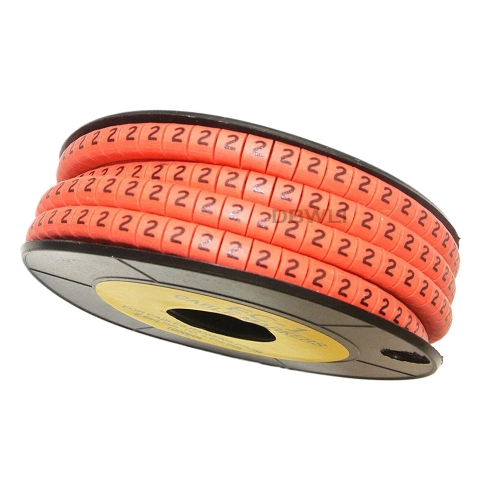 Cable Markers,Wire Marker,1000/350PCS Letter 0 to 9 Color(Color 02,500PCS 4mm2)