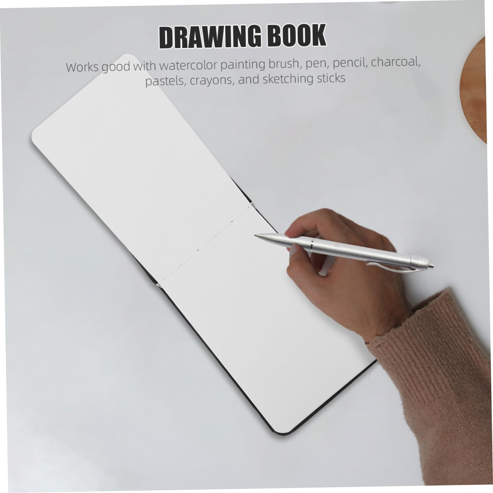 Blocco da Disegno Portatile in Carta Spessa da 3 Pezzi per Schizzi Ad Blocco per Pennarelli per Disegni