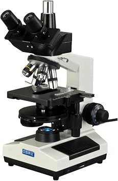 OMAX M837ZL-PHB1 2500X LED Trinocular Compound Microscope with Phase
