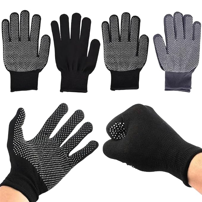 AASHRAY Sports PVC DOTED Cotton Gloves halp for Cricket Bating and Full grriping in bat Hand he is incris for Bating (Pair Black) (B0D4R6D3X6) Amazon Price History, Amazon Price Tracker