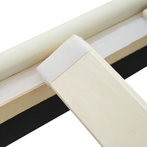 Miniatura 9 de Base de cama flotante tamaño Queen con luces LED de ambiente y carga USB, moderna plataforma tapizada de poliuretano LED, cabecera ajustable, cama