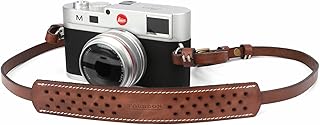 Tourbon Genuine Leather Camera Shoulder Neck Strap Adjustable DSLR Vintage Belt with Pad