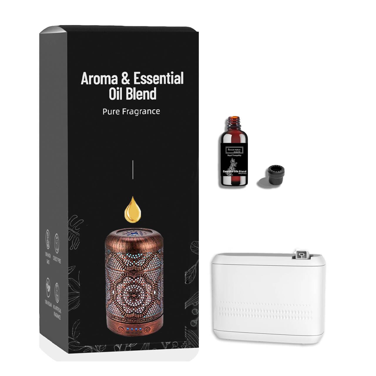 Waterless Essential Oil, Smart Scent Air Machine for Home Aromatherapy Diffuser Oil for Bedroom Home, Office