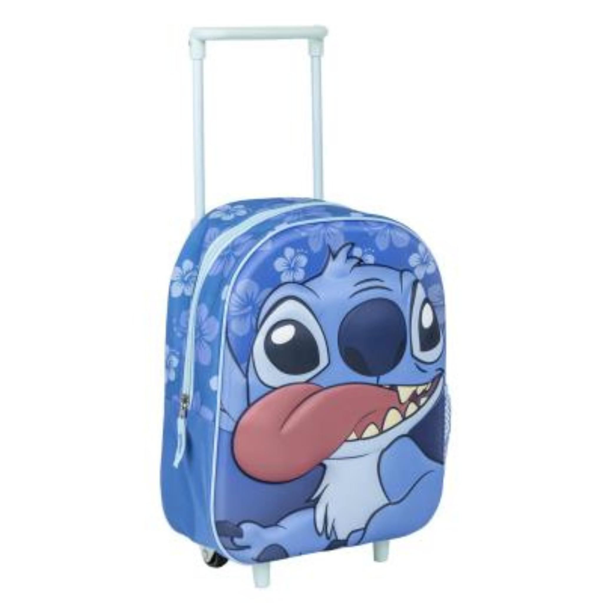 CERDÁ LIFE'S LITTLE MOMENTS Mochila Infantil Trolley 3D Stitch, Unisex niños, Azul, Pequeña