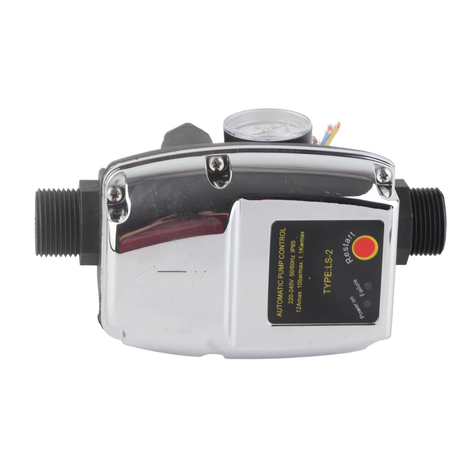 Omabeta Regolatore Automatico della Pompa Protezione IP65 Pompa Dell'acqua Pressostato Elettronico per Autoadescante, da Giardino, 1,1KW, Filettatura G1