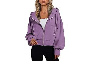Purple Zip Up Hoodie Women: Stay Cozy and Stylish