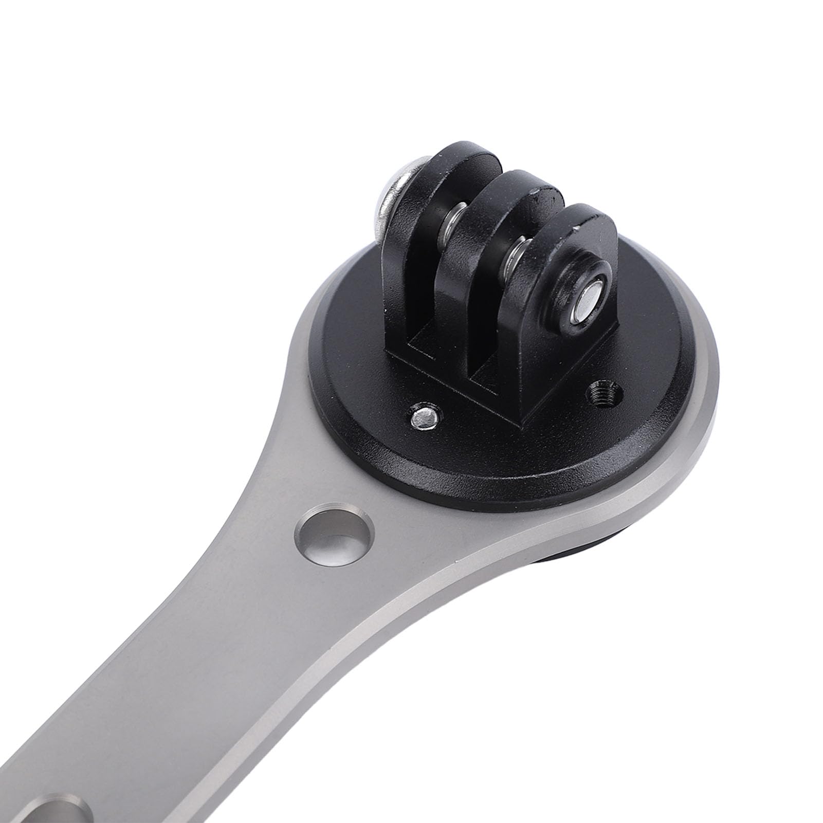 Out Front Stem Mount Ti Alloy Cycling Computer Bracket, Space Saving Design, Easy Installation, Versatile Use with Action Camera Mount, Compatible with Bryton, iGPS, Wahoo