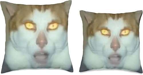 Miniatura 3 de Monday Left Me Broken Cat - Almohada (16 x 16 pulgadas), multicolor