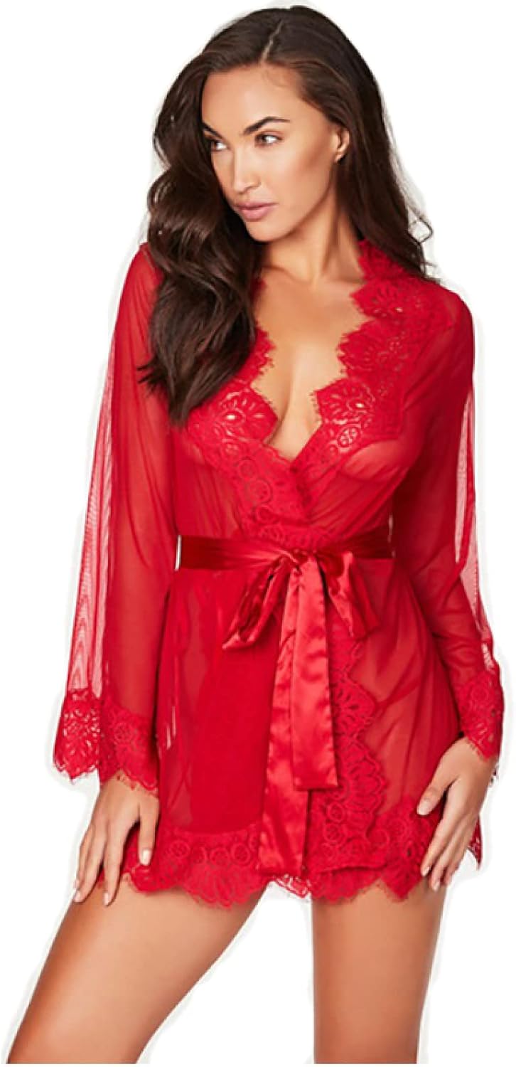 Lingerie Nightwear Nightgown Lace Dress Transparent Underwear Costume