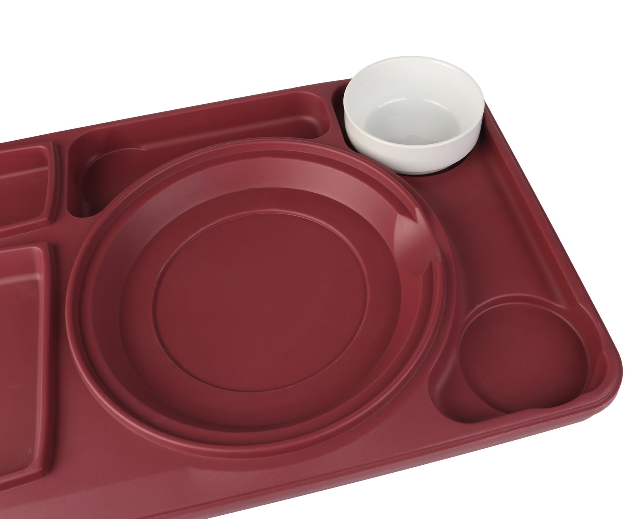 Holst Porzellan GVR 012 B1 - Juego de 6 cuencos de porcelana (12 cm, 0,40 L, redondos, 12 x 12 x 5,1 cm), color blanco