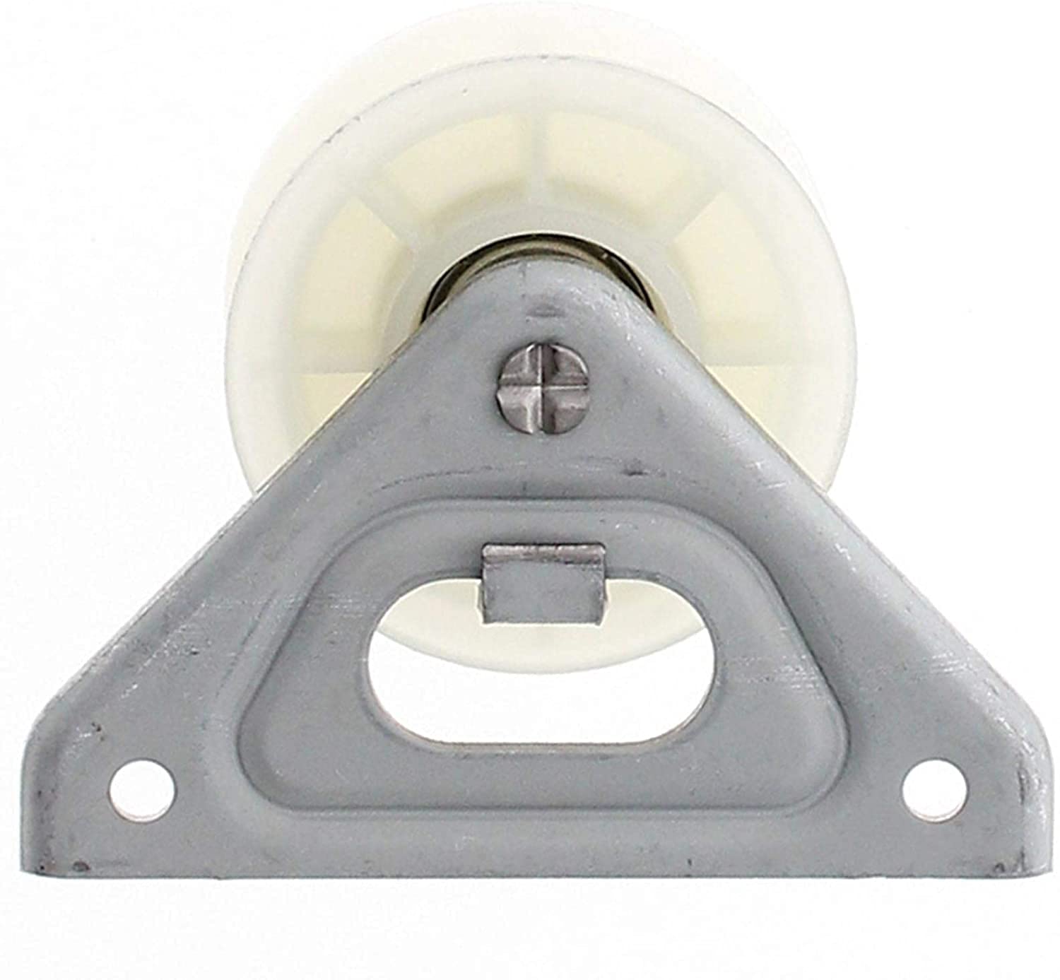 Mr. Gadget Solution® White Pulley Wheel And Bracket For Hotpoint, Indesit, Ariston Tumble Dryers Ctd, Tcd, Tcm C00113879