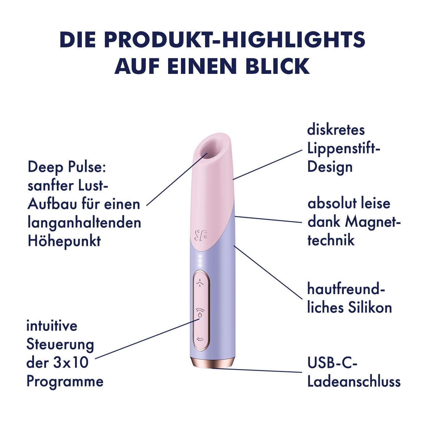 Satisfyer Bold Kiss, giocattolo sessuale per adulti, per donne, stimolazione del clitoride, vibratore per il benessere e il piacere sessuale femminile
