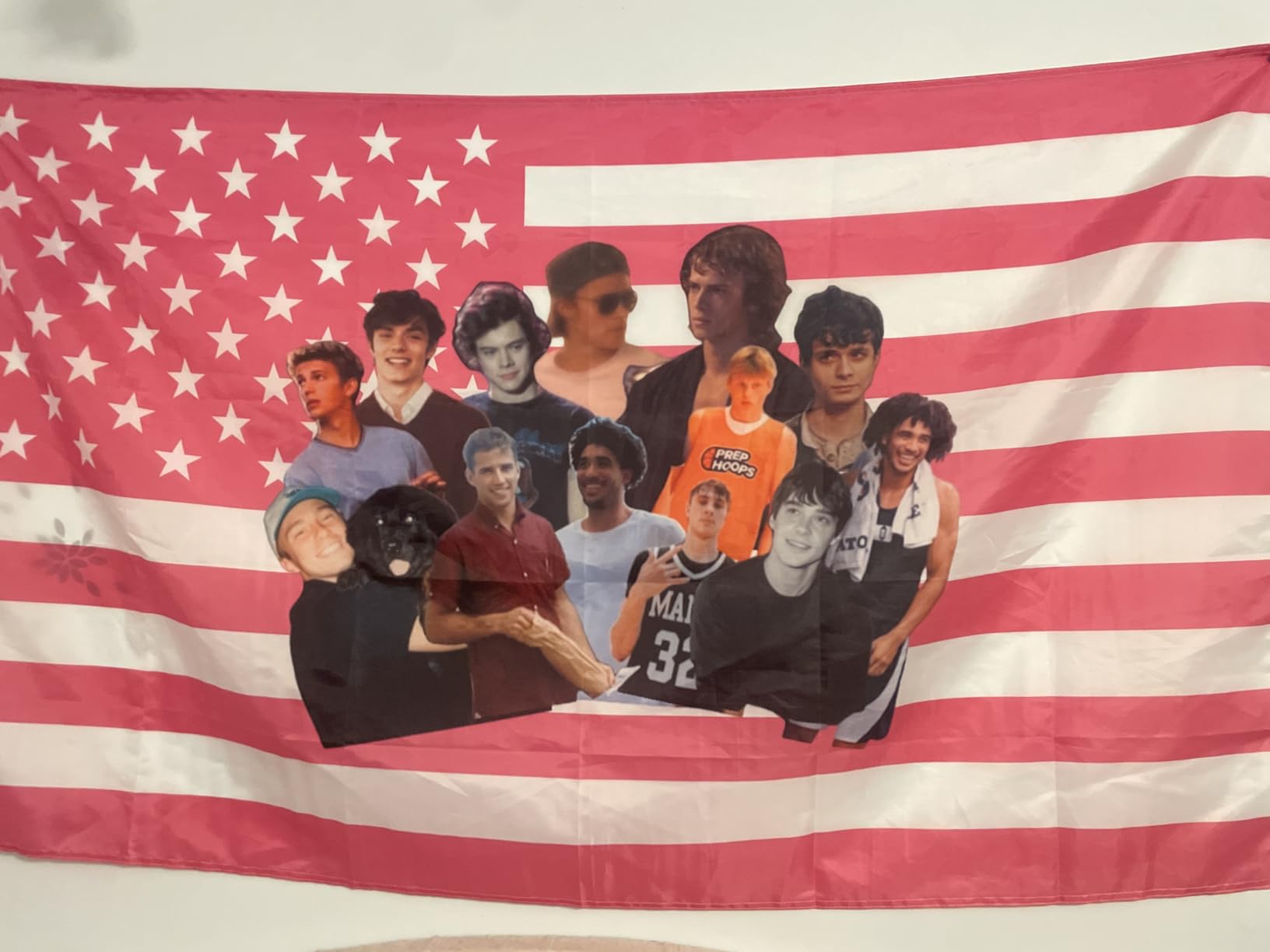 Custom American Tapestry Flag with Picture photo review