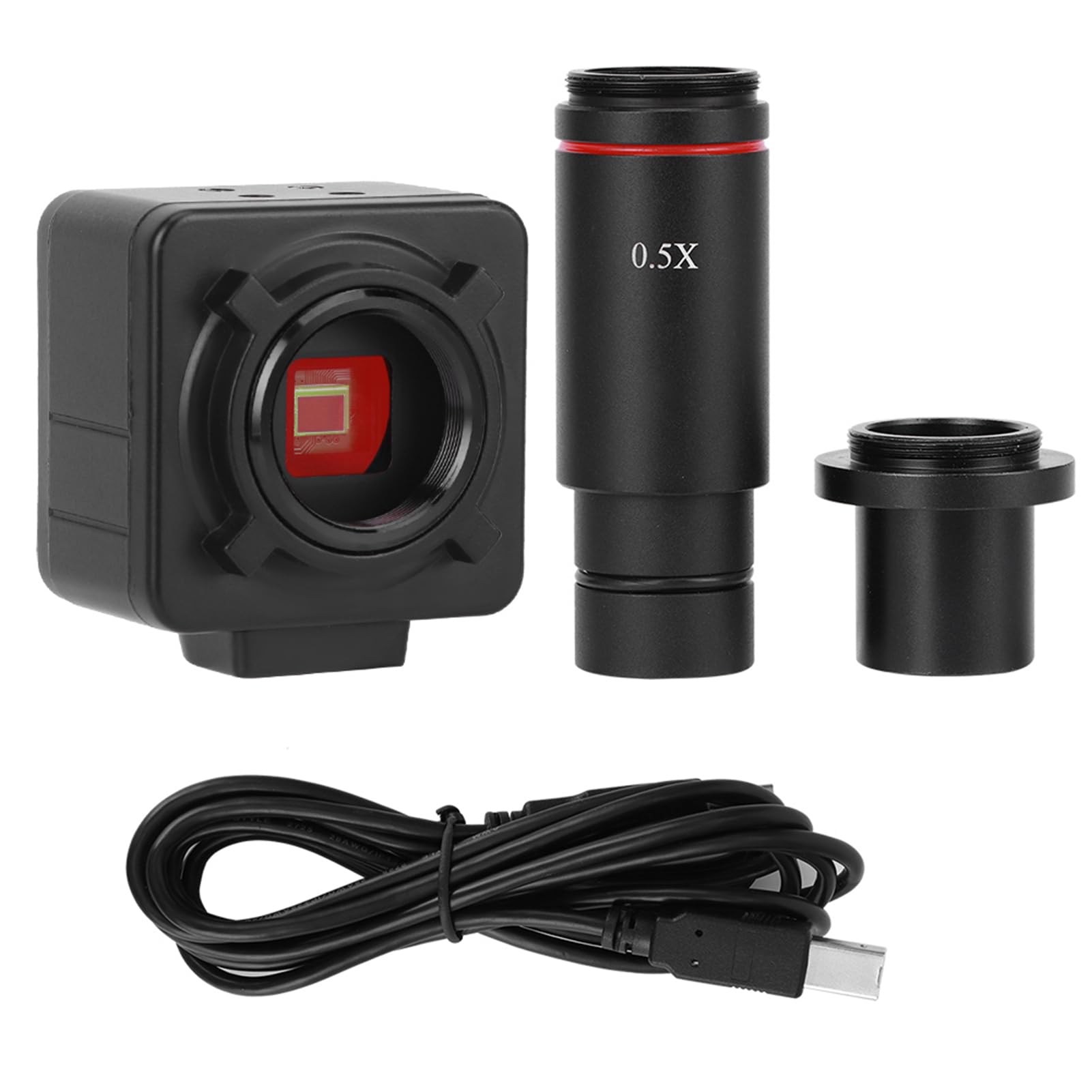 Alomejor 5.0MP Microscope Camera for Industrial Applications | Wysoka rozdzielczość, wyświetlanie obrazu w czasie rzeczywistym, zasilanie przez USB, szeroka kompatybilność