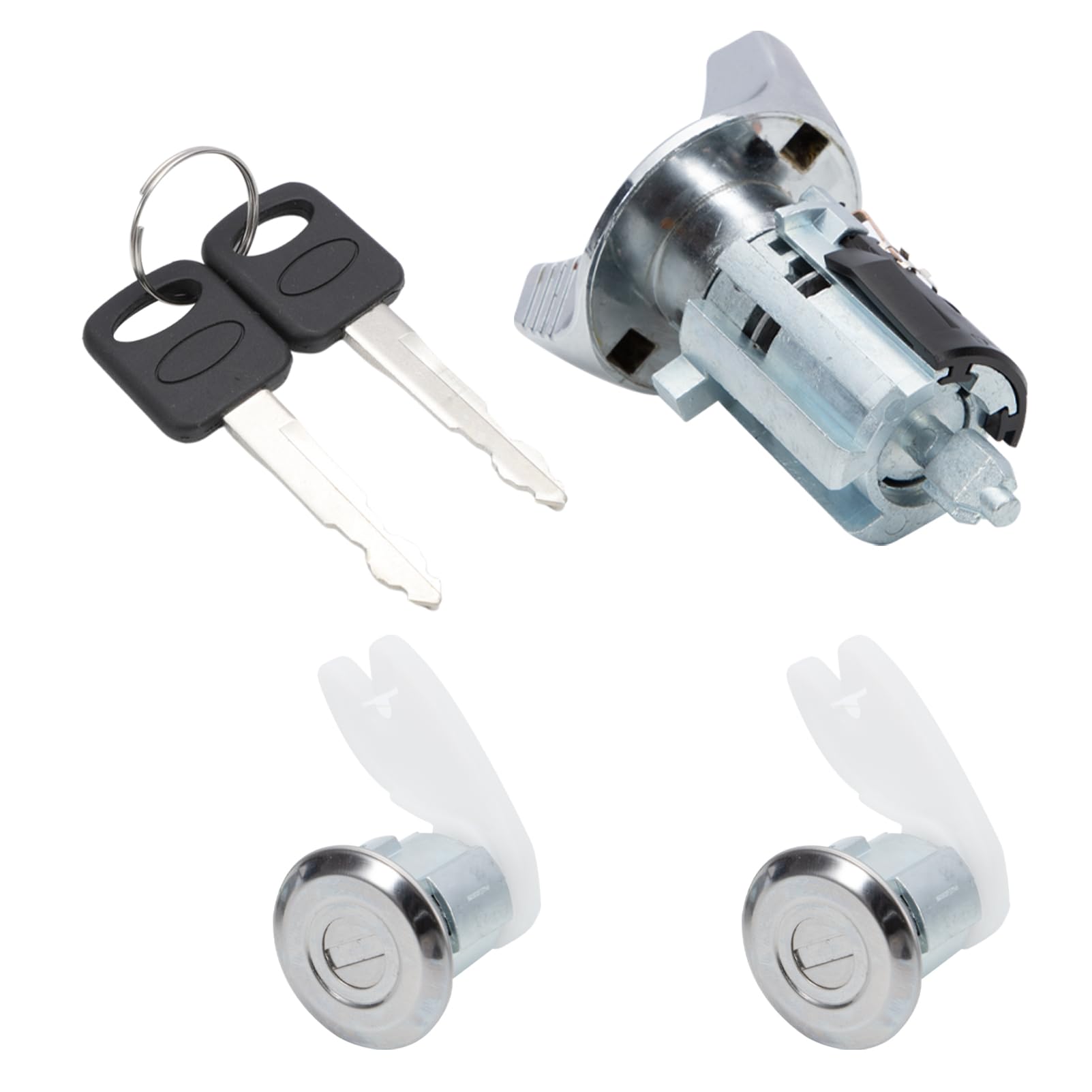 Ignition Switch & Door Lock Cylinder w/Key Fit for Bronco F150 F250 F350 E150 E250 E350 Ranger 1992-1995 Replaces F3UZ1522050D