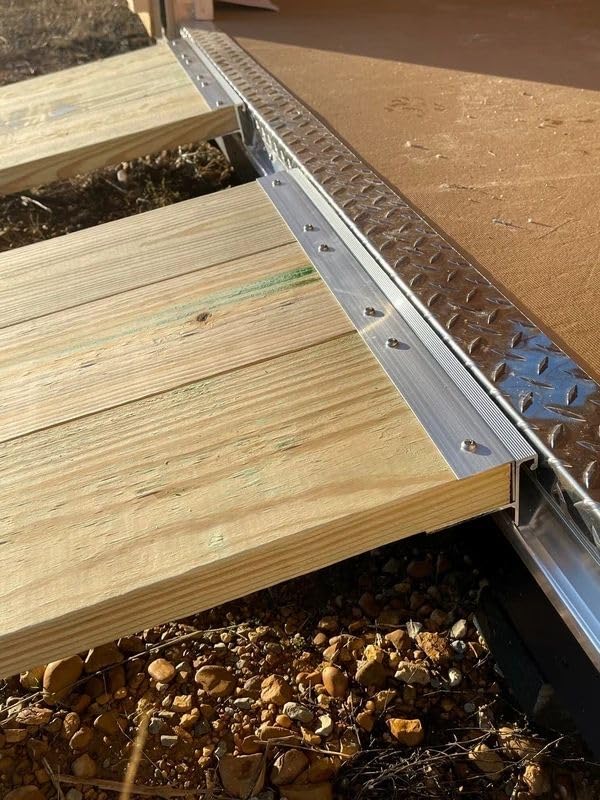44 DIY Ramp Kit - Build Your Own Ramp Kit - 2-Section Ramp (22 Wide Per Ramp) - 72 J-Channel