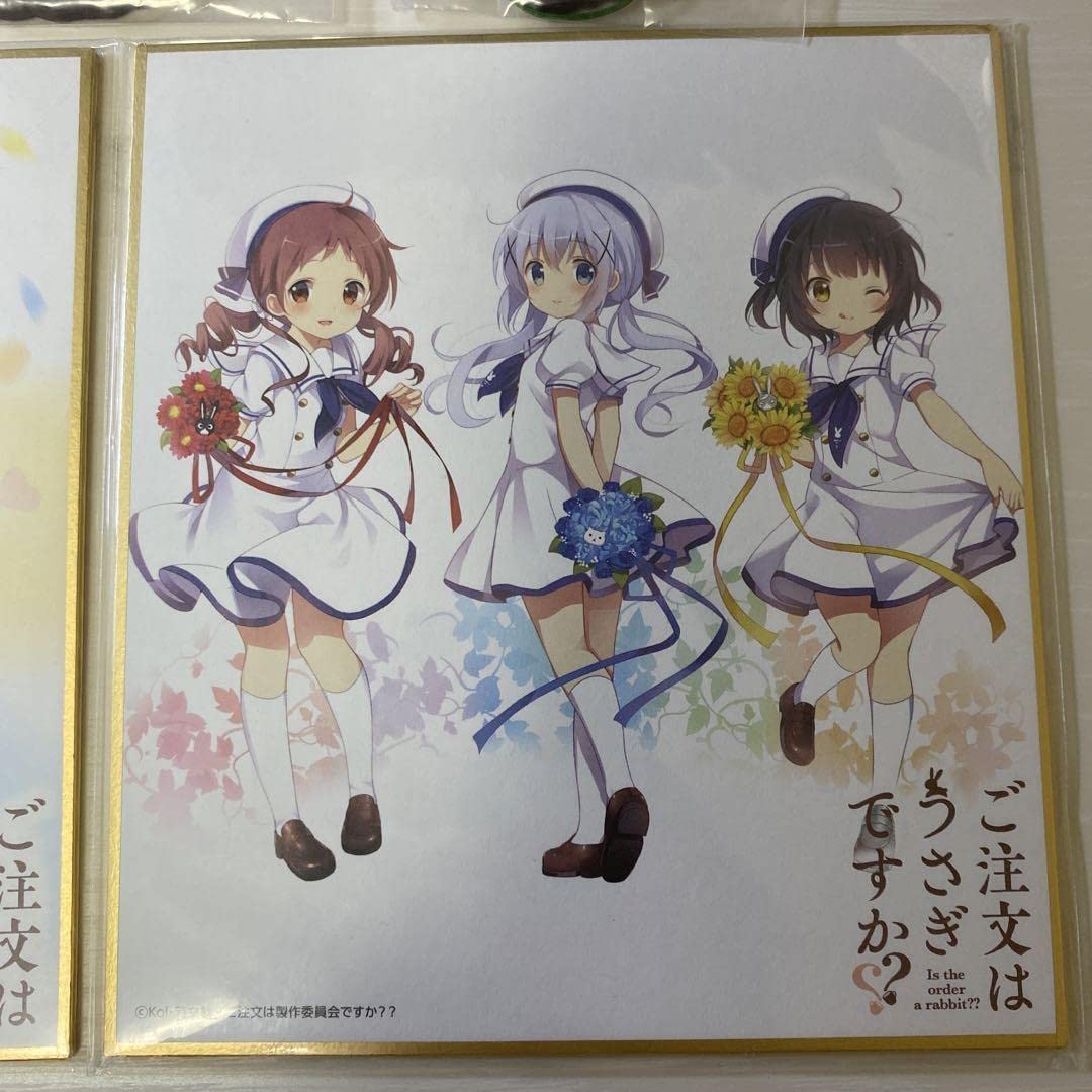 【新品未開封】ご注文はうさぎですか？（ごちうさ）　グッズ　チノ　色紙　ストラップ 新品未開封】ご注文はうさぎですか？（ごちうさ） グッズ チノ