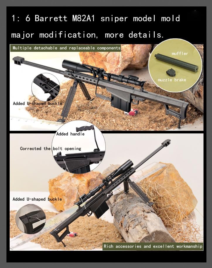 12 inch Special Forces Action Figure 1:6 SWAT Team Set with Super Rich Accessories (Sniper - All Terrain) - Image 3