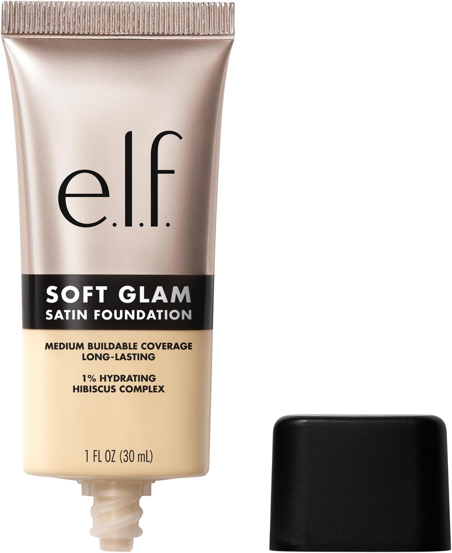 Soft Glam Foundation, Medium Coverage, Long-Lasting & Buildable Foundation For A Smooth, Satin Finish, Vegan & Cruelty-Free, 15 Fair Warm