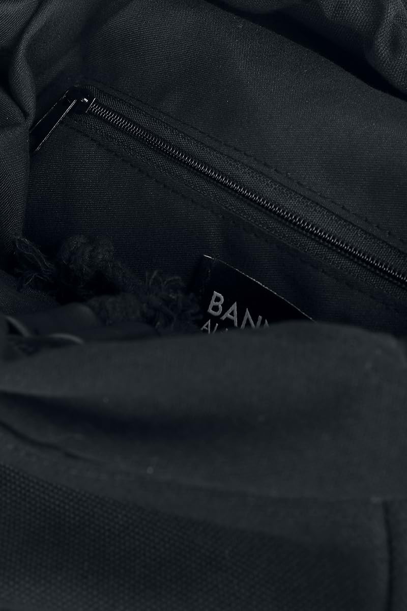 Banned Alternative Moloch Pentagram Mujer Mochila Negro 90% Algodón, 10% Poliuretano
