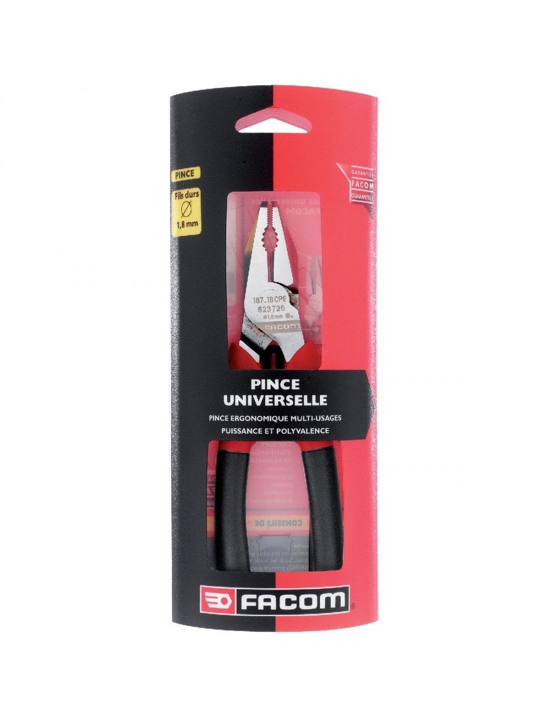 Facom SC.187.16CPE - Pinza universale, 160 mm