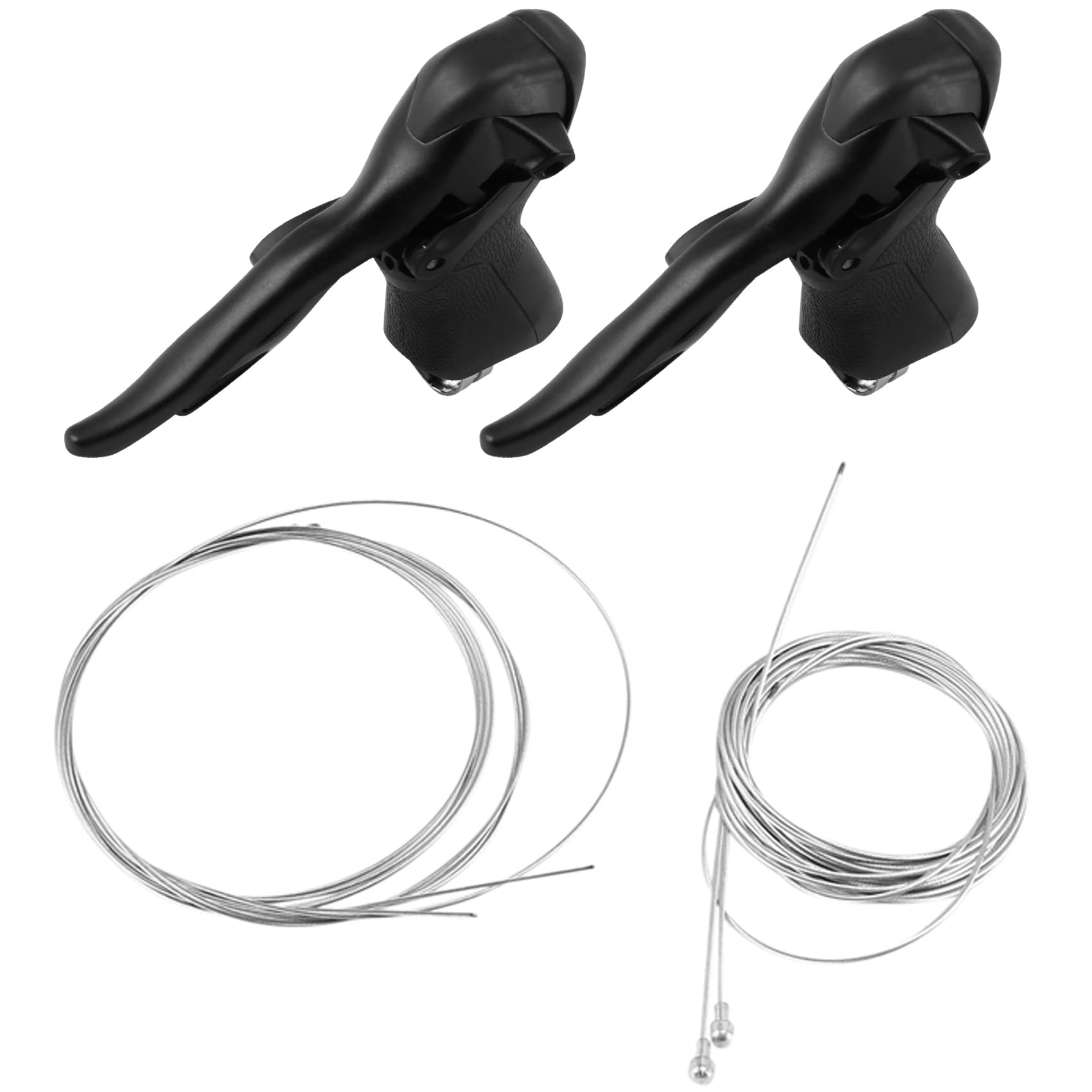 Leve del Cambio per Bici Leve di Comando Doppie 3 X 7 Leva del Cambio per Bici da Strada Leva del Cambio Compatibile per Le Leve