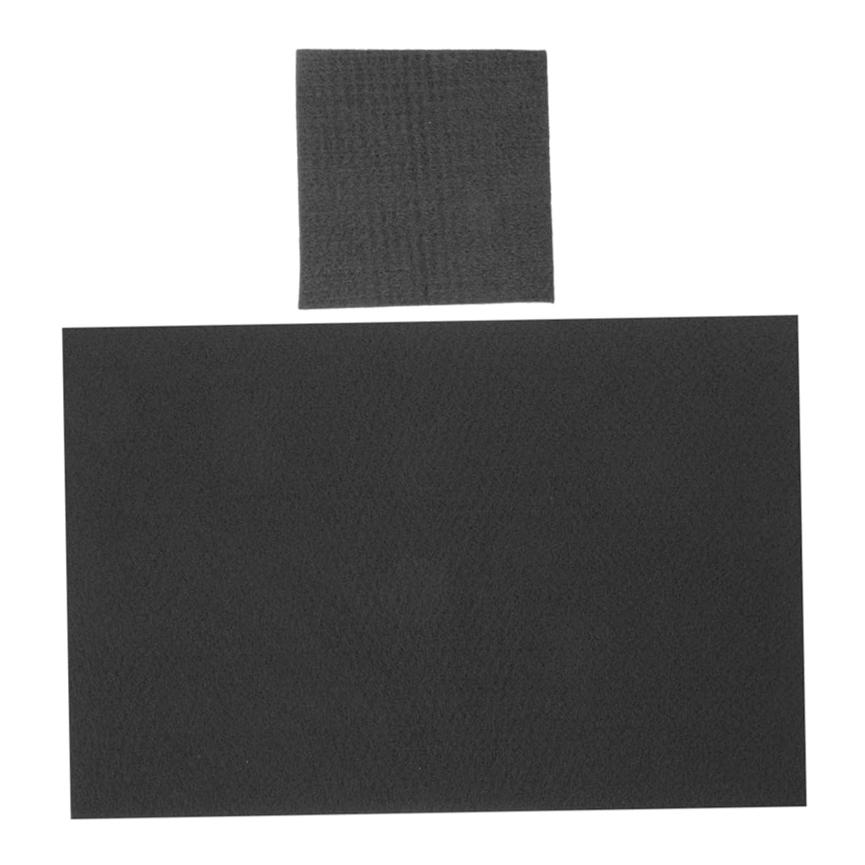 SOLUSTRE Fireproof Carbon Felt Insulation Pad Heat Shield Blanket 2 Sheets for Furnace