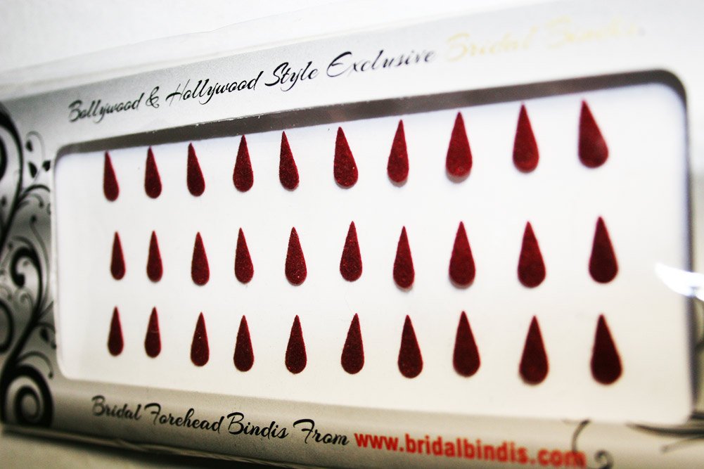 30 Tear Drop Bindi Adornment for OFFICE Parties - summer body jewelry