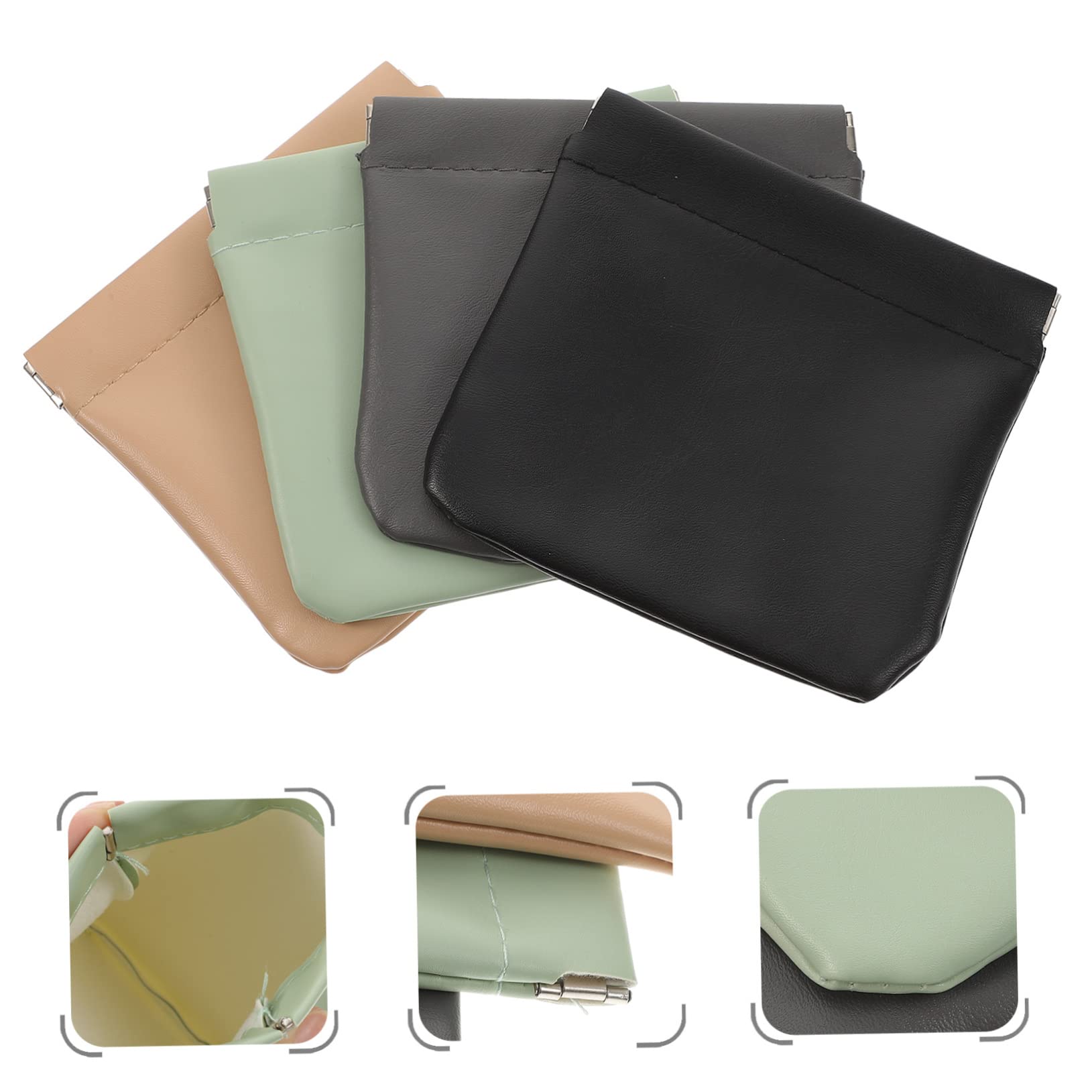 FRCOLOR 3 Set Di Borse in Pelle Con Chiusura Magnetica Per Cosmetici Da Viaggio 4 Pezzi*3