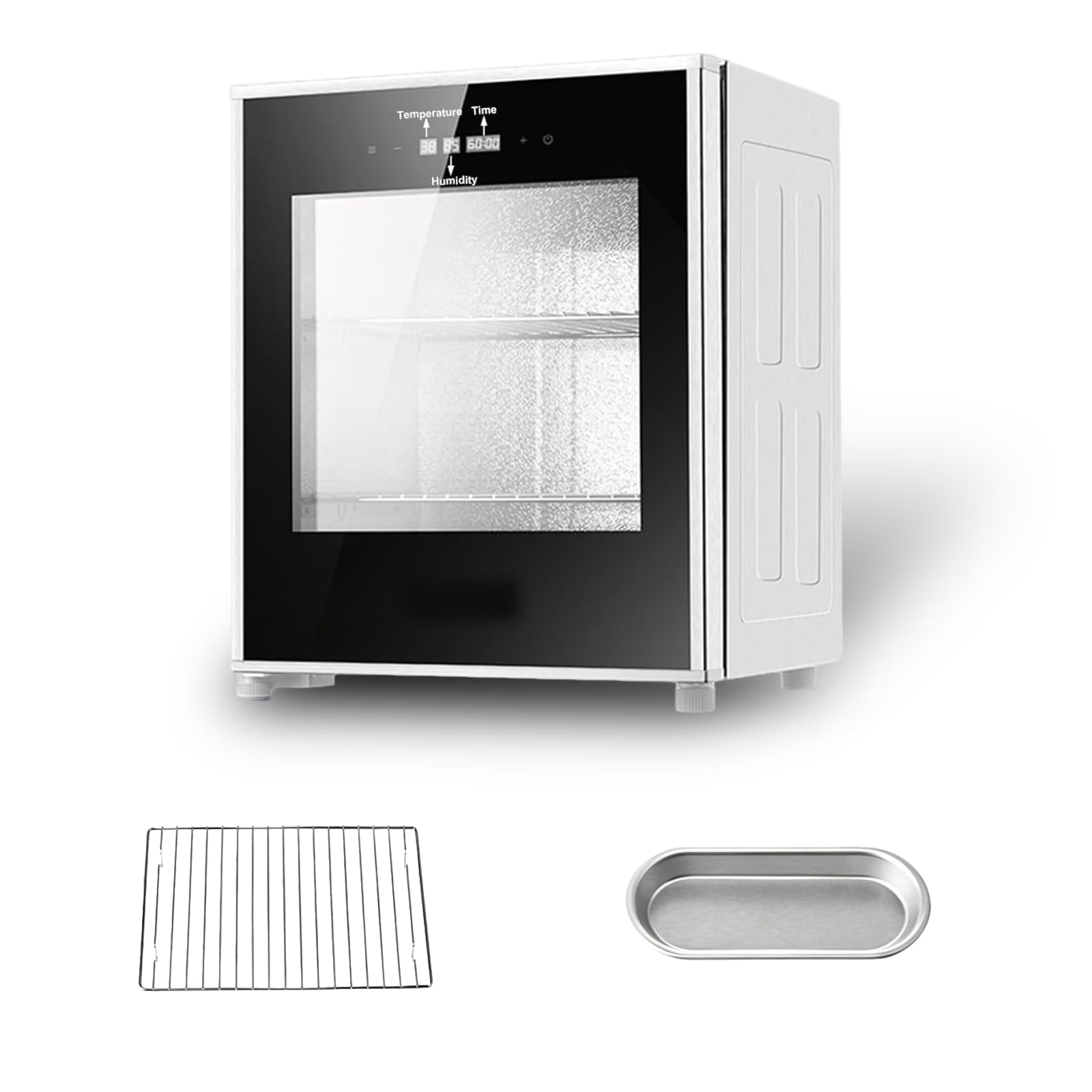 ZHENYUWANG Caja de fermentación eléctrica de Uso Comercial, 40 litros, Temperatura y Humedad Ajustables, Adecuada para la elaboración de Pan Artesanal y Yogur. 220V