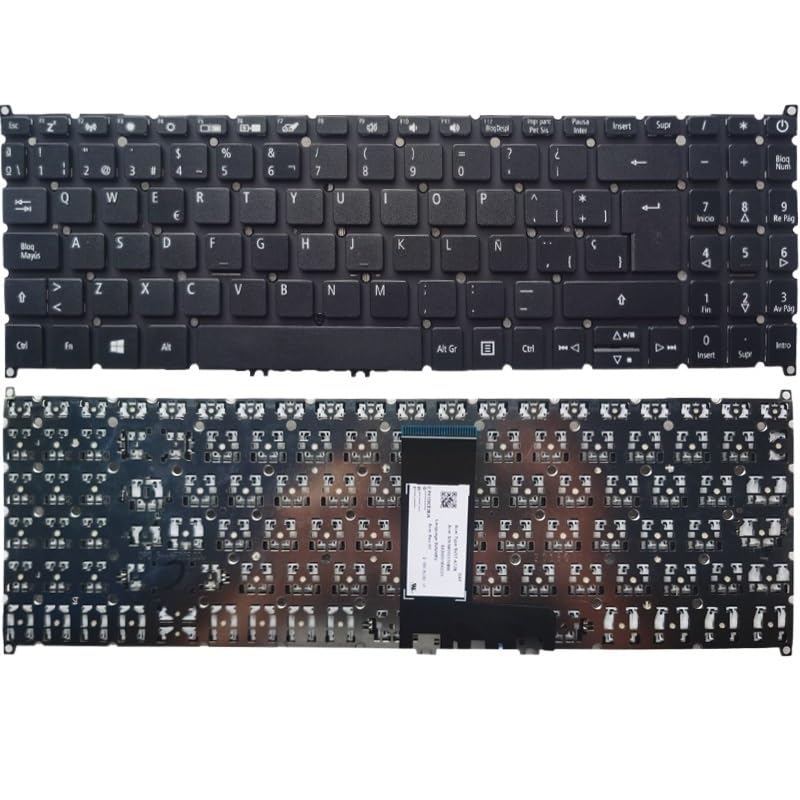 Clavier pour Acer Aspire 5 A515-54G A515-52 remplacement ordinateur portable