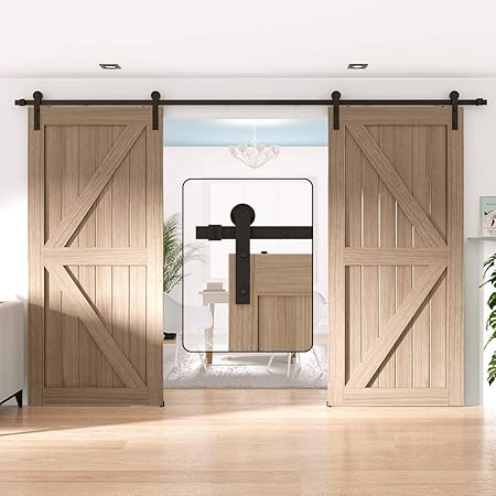 Amazon Zekoo 上吊りドア トラックレール 吊りドアレール 引き戸金物 扉上吊り金具セット 11 Ft 3 35メートル ドア