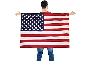 American Flag Cape: Wearable USA Robe