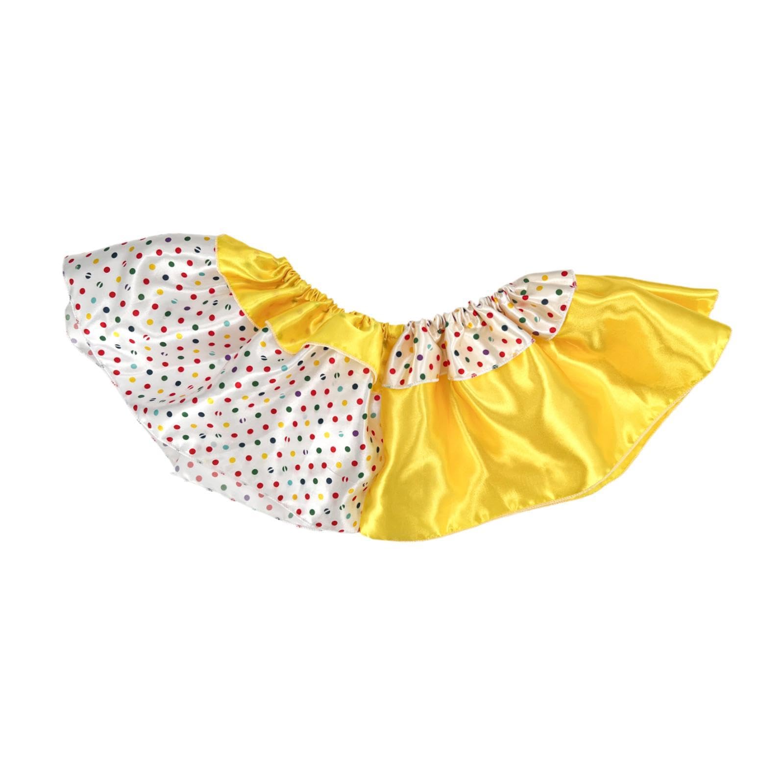 Clown Neck Photo Prop Detachable Halloween Costume for Adults Festival Party Yellow White-image-41