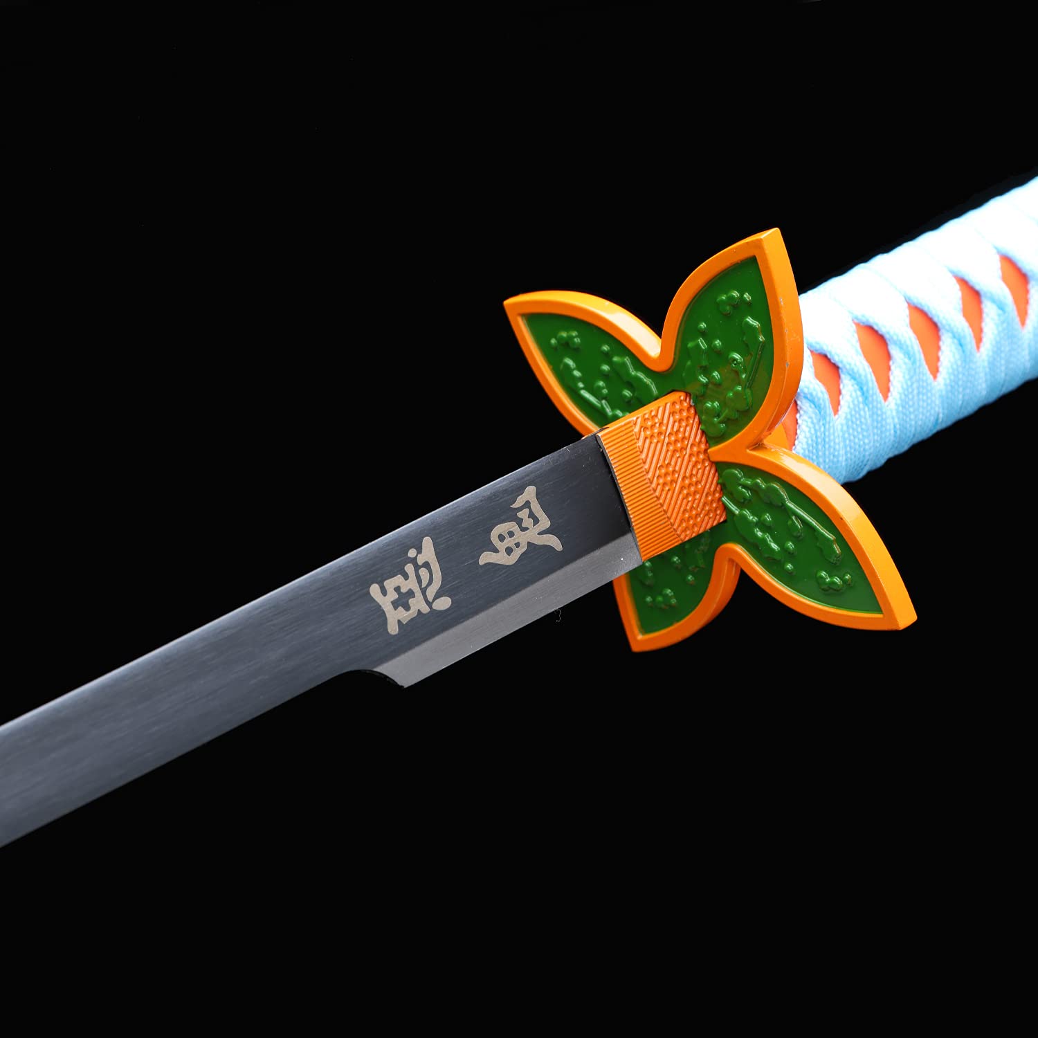 Golda Swords Demon Slayer Sword-Agatsuma Zenitsu's Samurai Sword, Japanese Anime Samurai Sword, Cosplay Anime Swords